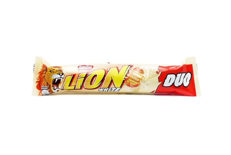 Nestle Lion Bar White Duo 60g: $5.00