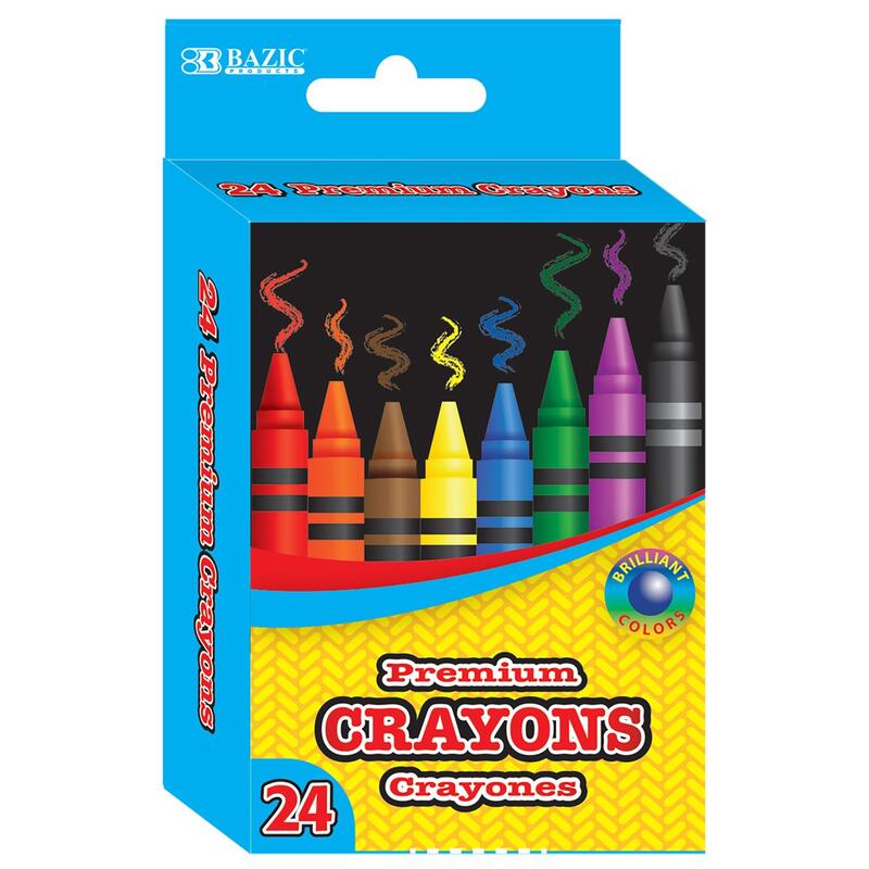 Bazic Color Crayons 24