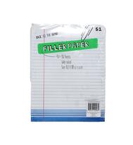 Filler Paper College Rule 150shts 10.5x8: $6.00