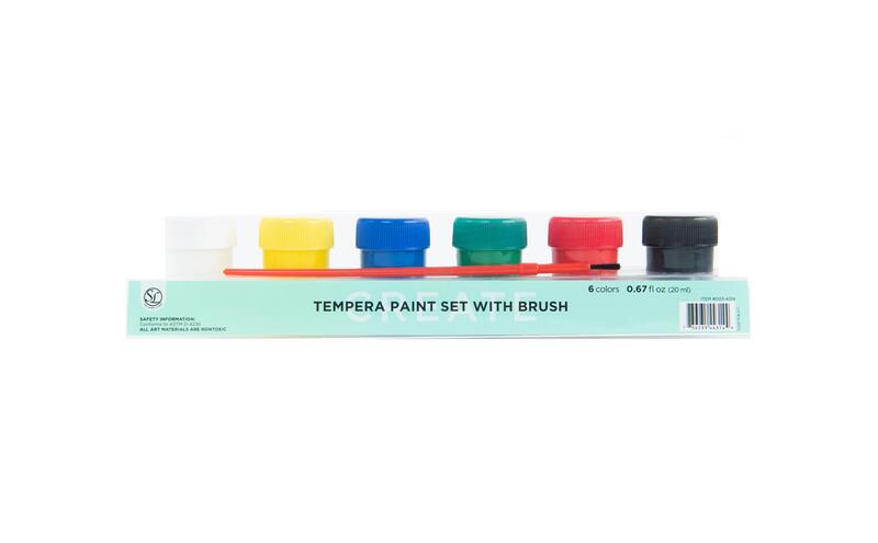 Primary Tempera Paint Pots 20ml 6 pack