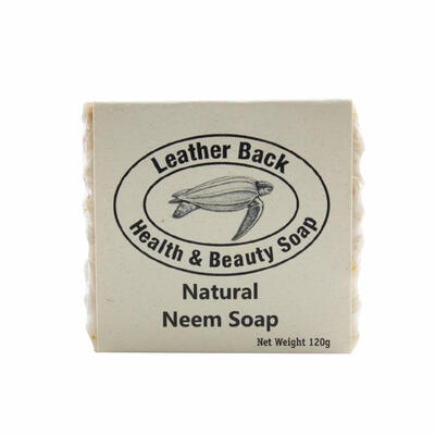 Leather Back Natural Neem Soap 120g: $8.49
