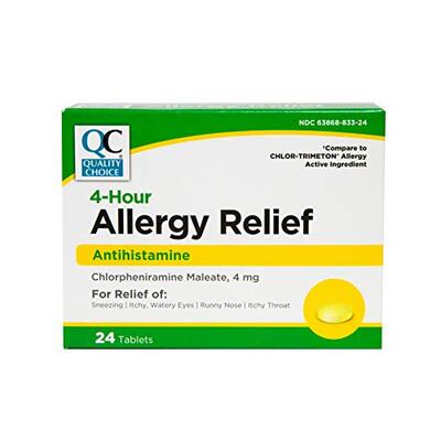 Quality Choice 4-Hour Allergy Relief 24 Tabs
