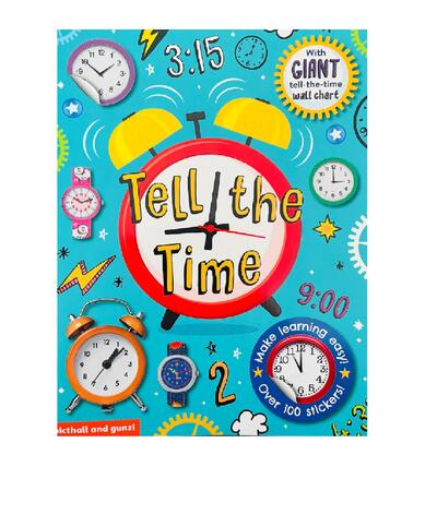 Tell The Time Sticker Book: $13.00