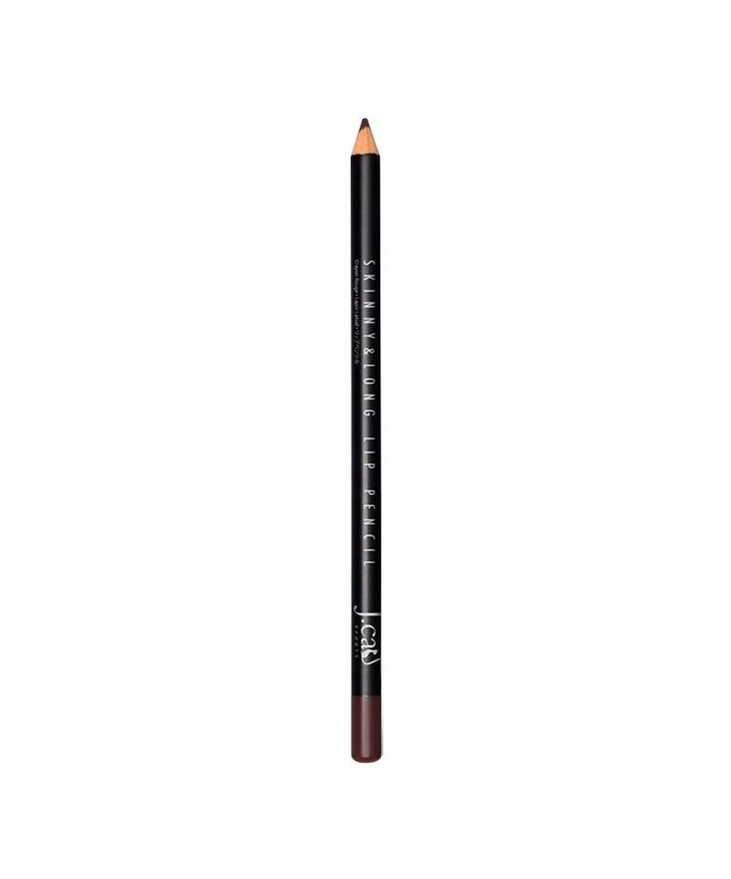 J.Cat Skinny & Long Lip Pencil Chocolate 1 count