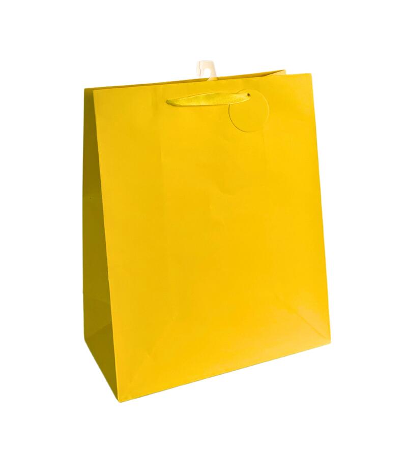 Paper Bag Yellow Large 1 count