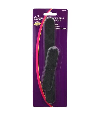 Gem Nail File With One Regular Size & One Mini 2 pieces