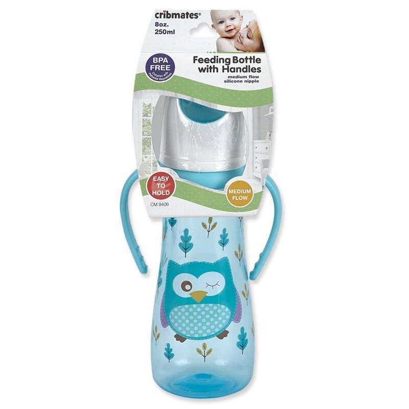 Cribmates Feeding Bottle With Handles Assorted 8oz 1 count: $12.00