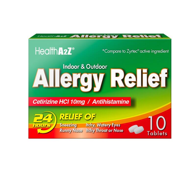 Health A2Z Allergy 24 HR IN/OUT DOOR 10 tablets