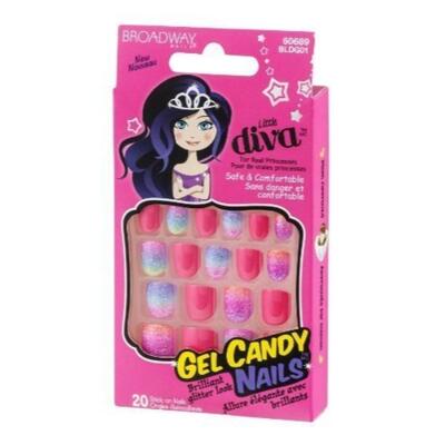 Broadway Little Diva Gel Candy Nails You're A Shining Star 20 count: $10.00