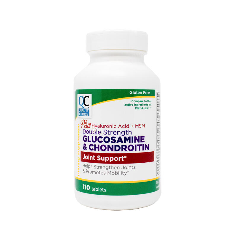 Quality Choice Glucosamine & Chondroitin Joint Support 110 tablets: $35.00