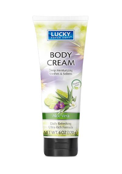 Lucky Super Soft Body Cream Aloe Vera 6oz