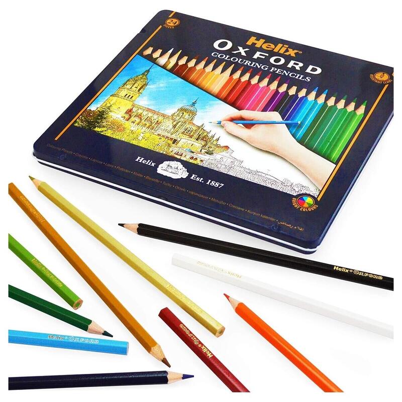 Helix Oxford Colouring Pencils 24 count