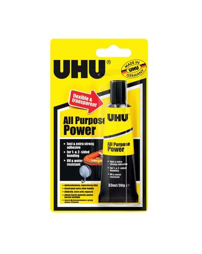 UHU All Purpose Glue Power Transparent 33ml