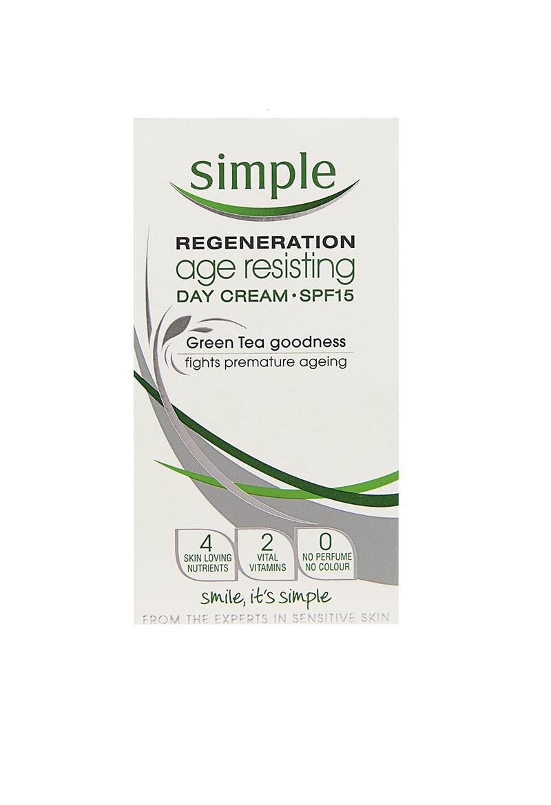 Simple Regeneration Age Resisting Day Cream SPF15   50ml
