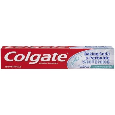 Colgate Whitening Toothpaste Fluoride Frosty Mint Stripe 6.4oz: $15.00