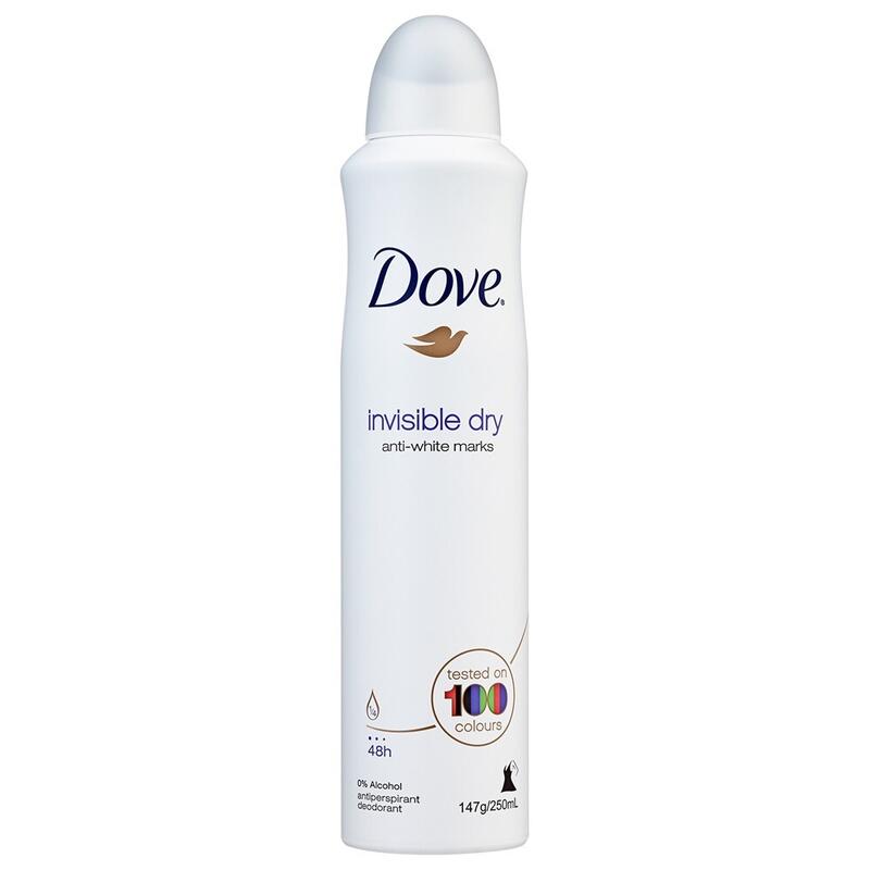 Dove Invisible Dry Deodorant Spray 250ml: $16.00