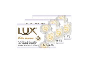 Lux Soap White Impress 3 pack