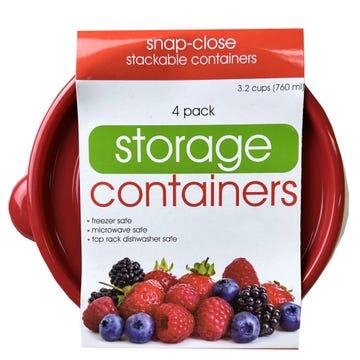OSQ 4pk Plastic Square Food Container: $10.00