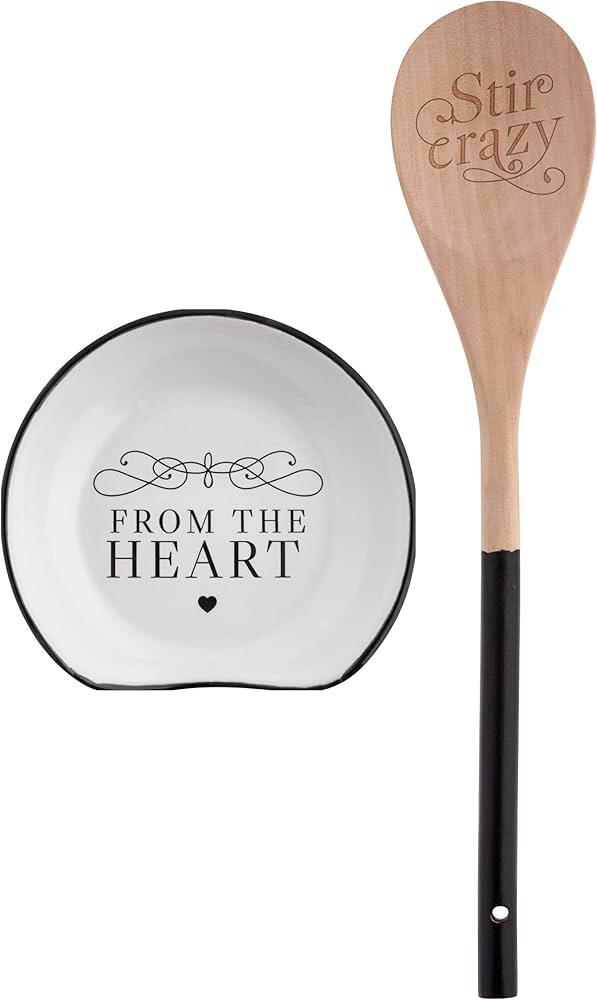 Wooden/Ceramic Spoon Rest Assorted