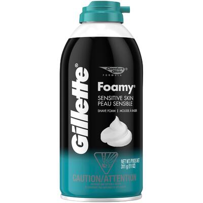Gillette Foamy Shave Foam Sensitive Skin 11oz: $15.00