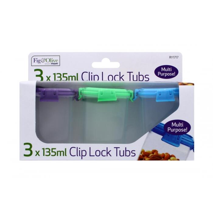 Fig & Olive Clip Lock Tubs 135ml
