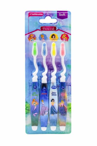 Princess Toothbrush Soft 4pk