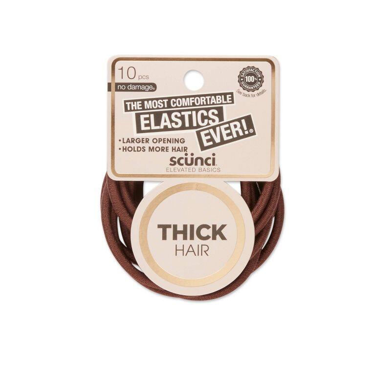 Scunci Thick Hair No Damage Elastics 10ct