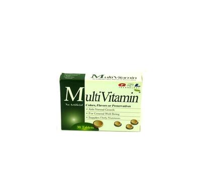 GSL Technology Multi-Vitamin 30 Tablets: $10.00