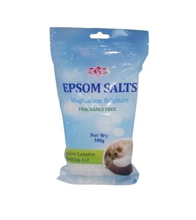V&S Epsom Salts Fragrance Free 500g: $10.00