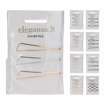 Hair Clip Set 3pcs Assorted