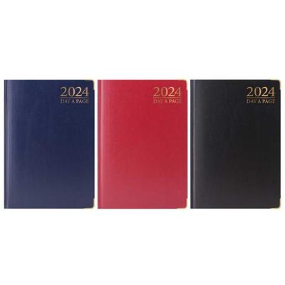 A5 Padded Casebound Diary Gilt-Edge