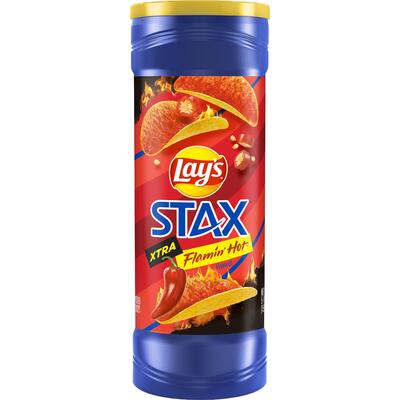 Lay's Stax Xtra Flamin Hot 5.5oz: $10.00