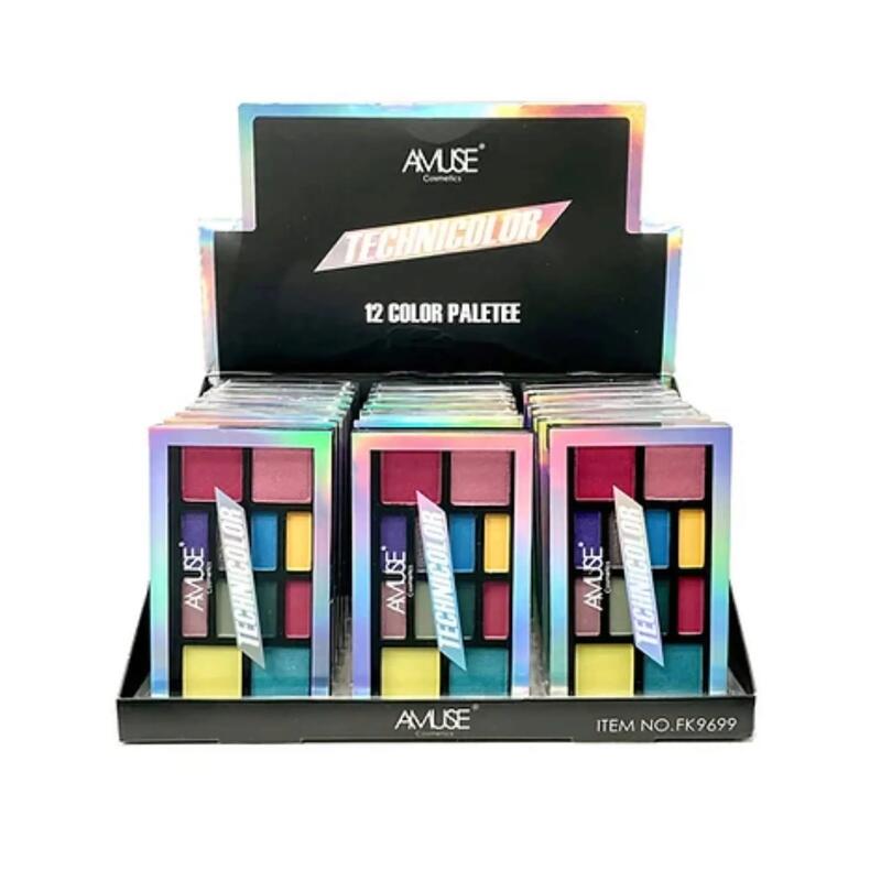 Amuse Technicolor Eyeshadow Palette 12 Colors