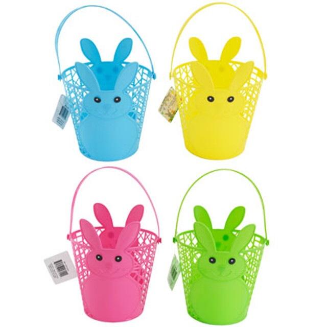 Easter Bunny Plastic Basket Assorted | M&C Drugstore