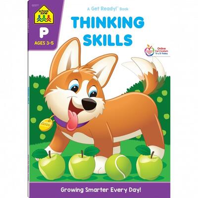 School Zone Thinking Skills Workbook Preschool 3-5