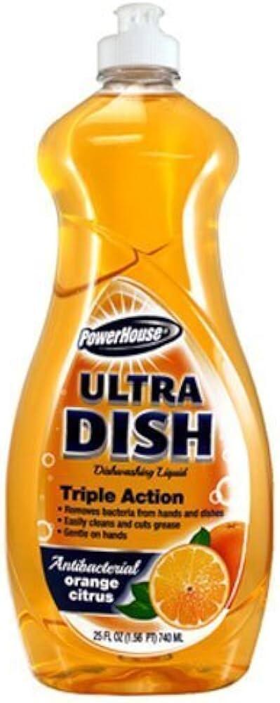 Powerhouse Dishwashing Liquid Orange Citrus 25oz