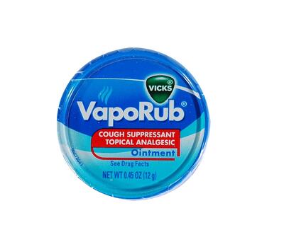 Vicks Vaporub Cough Suppressant 12 g: $7.50
