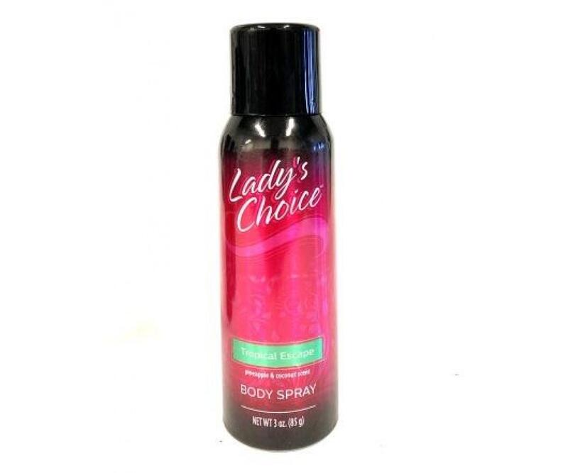 Lady's Choice Body Spray Tropical Escape 3oz