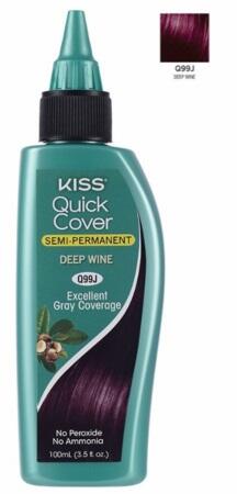 Kiss Quick Cover Semi-Permanent Deep Wine 3.5oz: $19.00
