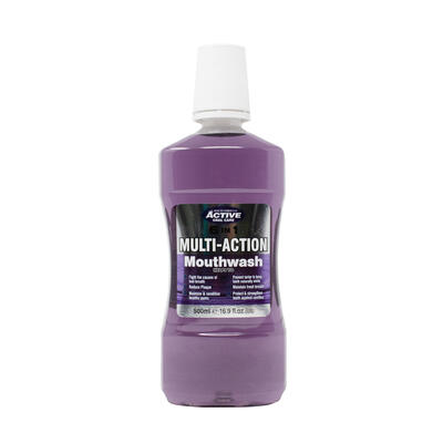 Active Mouthwash Multi-Action 6 in 1 500ml: $10.00