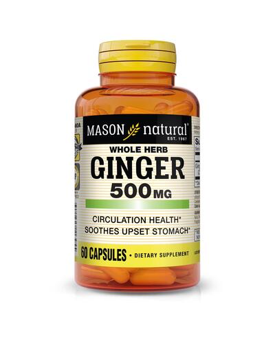 Mason Ginger Root 500mg Caps 60 count