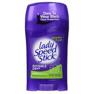 Lady Speed Stick Antiperspirant Deodorant Invisible Dry Powder Fresh 1.40 oz: $5.00