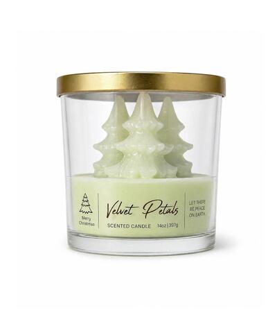 Velvet Petals Jar Candle 3 Wick Trees Assorted 14oz