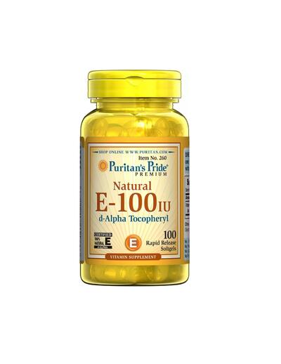 Puritan Pride Natural Vitamin E-100iu  100ct