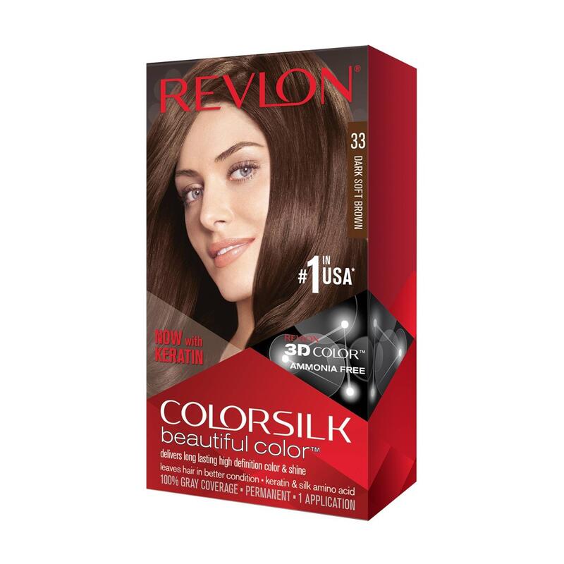 Revlon ColorSilk Hair Color Dark Soft Brown 1 count