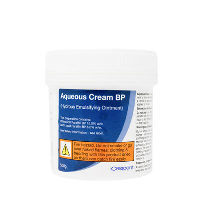 Aqueous Cream 500g: $15.00