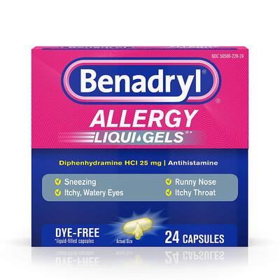 Benadryl Allergy Liquid Gels 24ct: $25.00