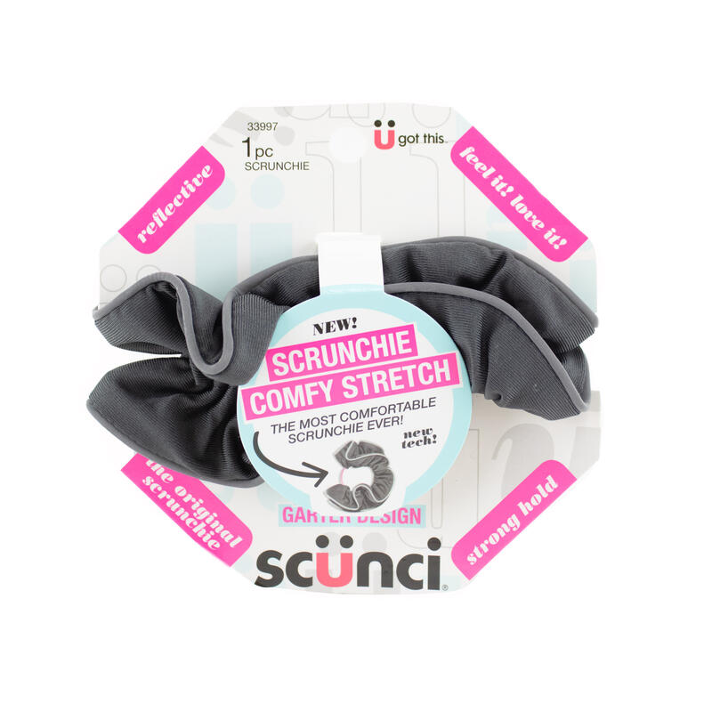 Scuni Hair Scrunchie Gray 1ct