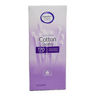 Signature Care 100% Pure Cotton Swabs 170ct: $6.00