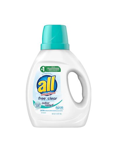 All Liquid Detergent Ultra Free Clear Odor Relief 36oz